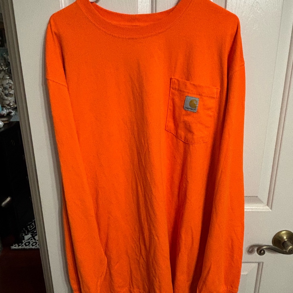 Carhartt Vibrant Orange Loose Fit Shirt